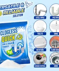 GFOUK™ Clogless Quick Sink and Drain Powder