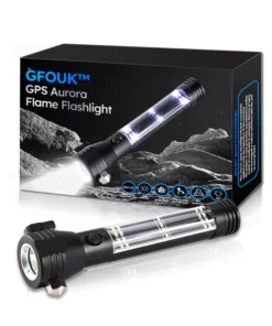 GFOUK™ GPS Aurora Flame Flashlight