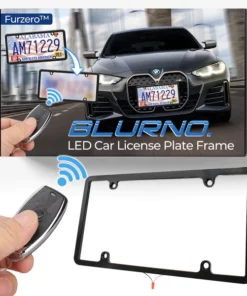 Furzero™ BlurNO. LED Car License Plate Frame