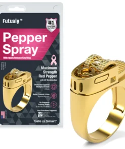 Futusly™ Speederupt 30 Bursts Pepper Spray Ring