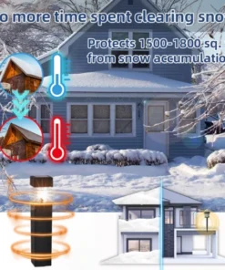 WREE™ Solar-Powered Electromagnetic Resonance De-Icing Lamp