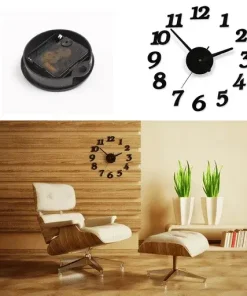 3D Large Wall Clock