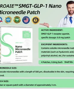 Croaie™ SMGT-GLP-1 Nano Microneedle Patch