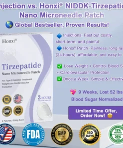 𝗛𝗼𝗻𝘅𝗶® 𝗡𝗜𝗗𝗗𝗞-𝗧𝗶𝗿𝘇𝗲𝗽𝗮𝘁𝗶𝗱𝗲 𝗡𝗮𝗻𝗼 𝗠𝗶𝗰𝗿𝗼𝗻𝗲𝗲𝗱𝗹𝗲 𝗣𝗮𝘁𝗰𝗵