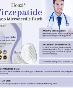 𝗛𝗼𝗻𝘅𝗶® 𝗡𝗜𝗗𝗗𝗞-𝗧𝗶𝗿𝘇𝗲𝗽𝗮𝘁𝗶𝗱𝗲 𝗡𝗮𝗻𝗼 𝗠𝗶𝗰𝗿𝗼𝗻𝗲𝗲𝗱𝗹𝗲 𝗣𝗮𝘁𝗰𝗵