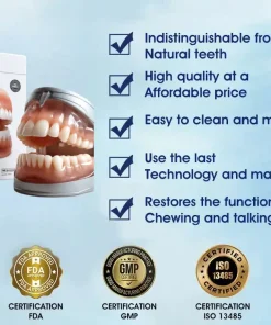 HZA™ Advanced Customized Full Denture Set