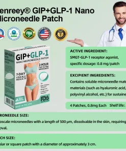 Lenreey® GIP+GLP-1 Nano Microneedle Patch