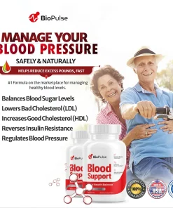 BioPulse Blood Support, Advanced Formula for Blood Sugar Balance, Natural, Safe, Zero Side Effect, FDA Approved