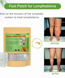 COROU® Natural Herbal Tourmaline Far Infrared Magnetic Therapy Foot Patches