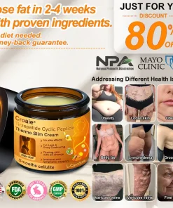 Croaie® NIDDK Tirzepatide Cyclic Peptide Thermo Slim Cream
