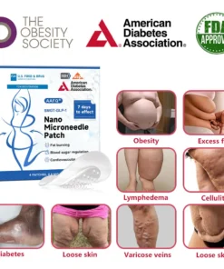 𝐀𝐀Ғ𝐐® 🛡️Nano Μicroneedle Patch with SΜGT-G L P 1 & Matrixyl 3000 – Slimming, Skin Tightening, Blood Sugar Support, No Injection