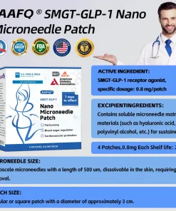 𝐀𝐀Ғ𝐐® 🛡️Nano Μicroneedle Patch with SΜGT-G L P 1 & Matrixyl 3000 – Slimming, Skin Tightening, Blood Sugar Support, No Injection