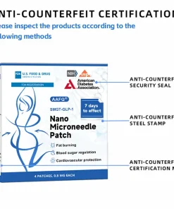 𝐀𝐀Ғ𝐐® 🛡️Nano Μicroneedle Patch with SΜGT-G L P 1 & Matrixyl 3000 – Slimming, Skin Tightening, Blood Sugar Support, No Injection