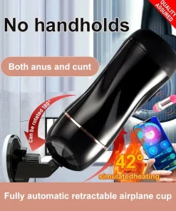 Automatic Masturbator with Vacuum and Vibration Functions