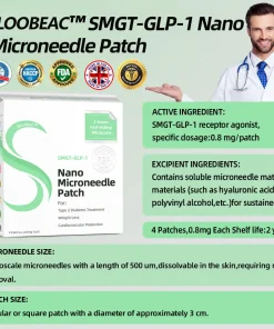 Bloobeac® 𝑺𝑴𝑮𝑻-𝑮𝑳𝑷-𝟏 𝑵𝒂𝒏𝒐 𝑴𝒊𝒄𝒓𝒐𝒏𝒆𝒆𝒅𝒍𝒆 𝑷𝒂𝒕𝒄𝒉