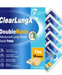 ClearLungX™ 𝐃𝐨𝐮𝐛𝐥𝐞𝐍𝐚𝐧𝐨 𝐀𝐝𝐯𝐚𝐧𝐜𝐞𝐝 𝐋𝐮𝐧𝐠 𝐃𝐞𝐭𝐨𝐱 𝐑𝐞𝐥𝐢𝐞𝐟 𝐏𝐚𝐭𝐜𝐡