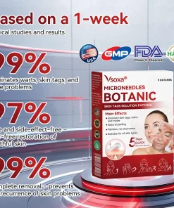 𝑉𝑠𝑜𝑥𝑎® 𝑀𝑖𝑐𝑟𝑜𝑛𝑒𝑒𝑑𝑙𝑒𝑠 𝐵𝑜𝑡𝑎𝑛𝑖𝑐 𝑆𝑘𝑖𝑛 𝑇𝑎𝑔𝑠 𝑆𝑜𝑙𝑢𝑡𝑖𝑜𝑛 𝑃𝑎𝑡𝑐ℎ𝑒𝑠