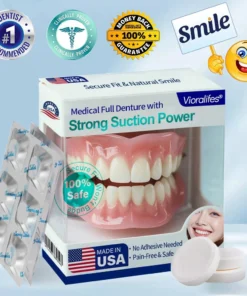 Vioralifes® Medical Full Denture with Strong Suction