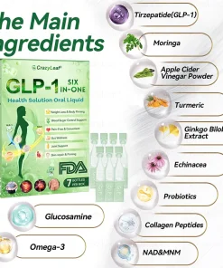 𝐂𝒓𝓪𝙯𝙮𝐋𝑒𝑎𝐟® 𝐺𝐿𝑃-𝟏 𝑺𝑰𝑿-𝑰𝑵-𝑶𝑵𝑬 𝑯𝒆𝒂𝒍𝒕𝒉 𝑺𝒐𝒍𝒖𝒕𝒊𝒐𝒏 𝑶𝒓𝒂𝒍 𝑳𝒊𝒒𝒖𝒊𝒅