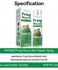 𝐹𝑎𝑡𝑜𝑛𝑔® 𝐹𝑟𝑜𝑔 𝑀𝑢𝑐𝑢𝑠 𝑆𝑘𝑖𝑛 𝑅𝑒𝑝𝑎𝑖𝑟 𝑆𝑝𝑟𝑎𝑦