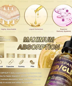 𝑪𝒓𝒂𝒛𝒚𝑳𝒆𝒂𝒇® Tirzepatide 𝗚𝗜𝗣/𝗚𝗟𝗣-𝟭 𝗗𝘂𝗮𝗹-𝗔𝗰𝘁𝗶𝗼𝗻 𝑺𝒍𝒊𝒎𝒎𝒊𝒏𝒈 & 𝑯𝒆𝒂𝒍𝒕𝒉 𝑩𝒐𝒐𝒔𝒕 𝑫𝒓𝒐𝒑𝒔