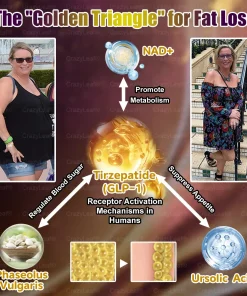 𝑪𝒓𝒂𝒛𝒚𝑳𝒆𝒂𝒇® Tirzepatide 𝗚𝗜𝗣/𝗚𝗟𝗣-𝟭 𝗗𝘂𝗮𝗹-𝗔𝗰𝘁𝗶𝗼𝗻 𝑺𝒍𝒊𝒎𝒎𝒊𝒏𝒈 & 𝑯𝒆𝒂𝒍𝒕𝒉 𝑩𝒐𝒐𝒔𝒕 𝑫𝒓𝒐𝒑𝒔