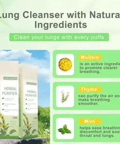 Breathe Qooes™ Mullein Relaxation Stick – Soothes Lungs, Detoxifies, Freshens Breath