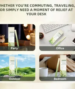 Breathe Qooes™ Mullein Relaxation Stick – Soothes Lungs, Detoxifies, Freshens Breath