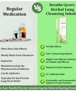 Breathe Qooes™ Mullein Relaxation Stick – Soothes Lungs, Detoxifies, Freshens Breath