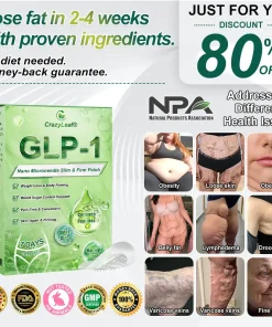 CrazyLeaf® SMGT-GLP-1 Nano Microneedle Patch