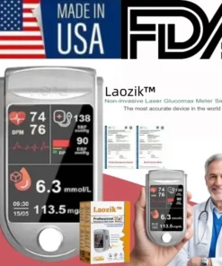 Laozik™ Profesional 3in1 Glucose & Vital Signs Monitor