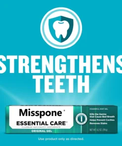Misspone® Essential Care Toothpaste – 6 - in - 1 Whitening + Total Care