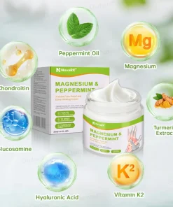 NovaRX® Magnesium & Peppermint Arthritis Pain Relief and Bone Healing Cream