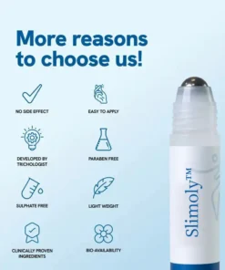 Slimoly™ Professional Anti-Hair Loss Roll-On – Stimulates Hair Growth in 1–2 Weeks