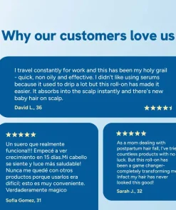 Slimoly™ Professional Anti-Hair Loss Roll-On – Stimulates Hair Growth in 1–2 Weeks