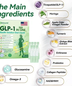 Zebound GLP-1 Six-in-One Health Solution Oral Liquid