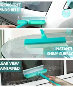 Aqua Strike Recyclable Silicone Window Squeegee Kit