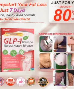 PEAKA® GLP-1 Natural Happy Estrogen Balance · Double-Layer Nanoliposome Microcapsules