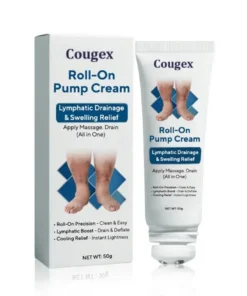 Cougex® Roll-On Pump Cream for Lymphatic Drainage & Swelling Relief