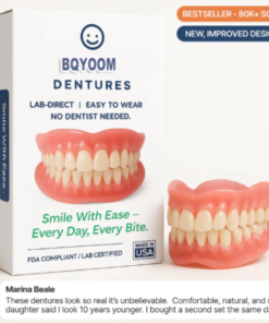 Custom-Fit Functional Dentures – Full Set