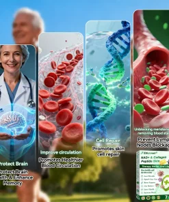 EdiJonah® NAD+ & Collagen Peptide Skin Therapy 8-in-1 Herbal Oral Liquid