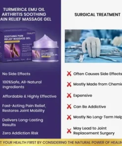 Turmeric & Emu Oil Arthritis Soothing Pain Relief Massage Gel