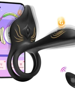 Juxek™ Enchanted Girl Luxe Smart Vibrating Ring – App-Controlled Pleasure for Couples