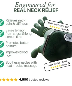 Sorebest™ Hand‑Grip Neck & Shoulder Massager