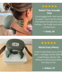 Sorebest™ Hand‑Grip Neck & Shoulder Massager