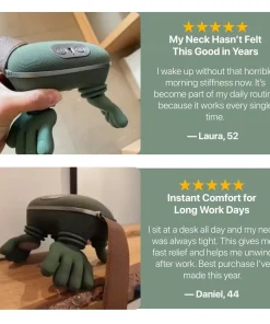 Sorebest™ Hand‑Grip Neck & Shoulder Massager