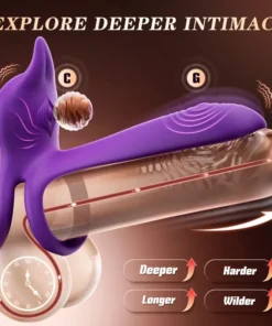 Enchanted Girl Luxe Smart Vibrating Ring – App-Controlled Pleasure for Couples