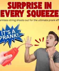 AEXZR® Squeeze Surprise Tomato and Mustard Prank Bottle