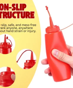 AEXZR® Squeeze Surprise Tomato and Mustard Prank Bottle