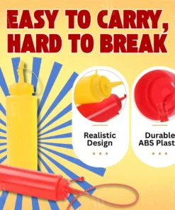 AEXZR® Squeeze Surprise Tomato and Mustard Prank Bottle